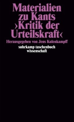 Cover Materialien zu Kants >Kritik der Urteilskraft<