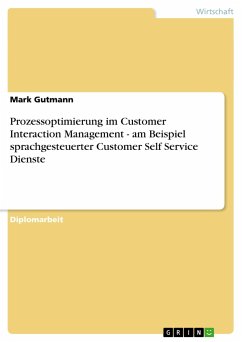 Prozessoptimierung im Customer Interaction Management - am Beispiel sprachgesteuerter Customer Self Service Dienste