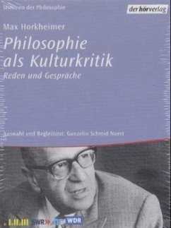 Philosophie als Kulturkritik, Reden und Gespräche, 4 Cassetten