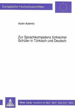 Cover Zur Sprachkompetenz türkischer Schüler in Türkisch und Deutsch