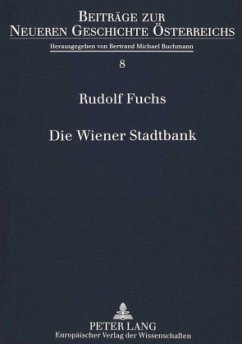 Die Wiener Stadtbank - Fuchs, Rudolf