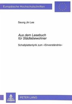 Aus dem Lesebuch für Städtebewohner - Lee, Seung-Jin