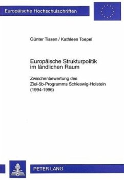 Europäische Strukturpolitik im ländlichen Raum - Tissen, Günter;Toepel, Kathleen