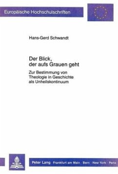 Cover Der Blick, der aufs Grauen geht