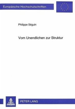 Vom Unendlichen zur Struktur - Seguin, Philippe