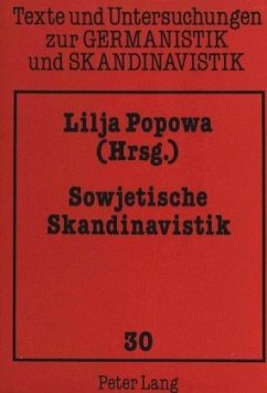 Cover Sowjetische Skandinavistik