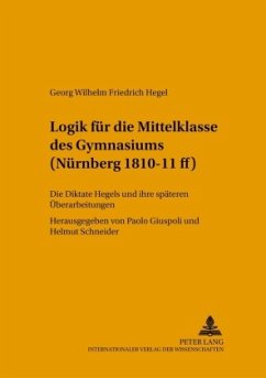 Cover Logik für die Mittelklasse des Gymnasiums (Nürnberg 1810-11 ff)