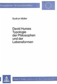 David Humes Typologie der Philosophen und der Lebensformen - Müller, Gudrun