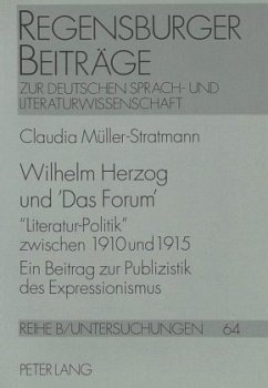 Cover Wilhelm Herzog und 