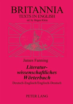 Literaturwissenschaftliches Wörterbuch - Fanning, James