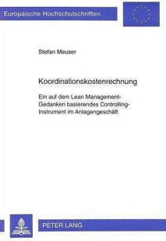 Koordinationskostenrechnung - Meuser, Stefan