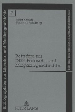 Cover Beiträge zur DDR-Fernseh- und Magazingeschichte