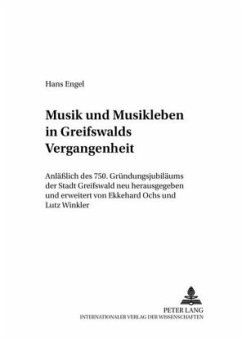 Cover Musik und Musikleben in Greifswalds Vergangenheit