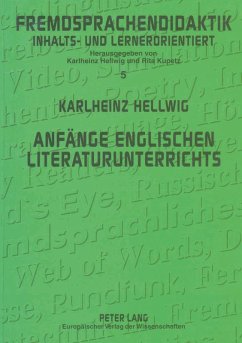 Cover Anfänge englischen Literaturunterrichts
