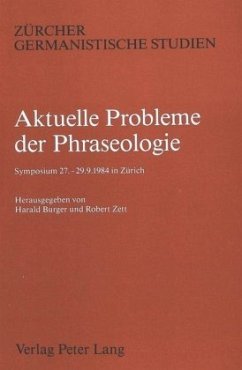 Aktuelle Probleme der Phraseologie