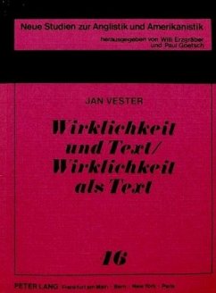 Cover Wirklichkeit und Text /Wirklichkeit als Text