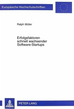 Erfolgsfaktoren schnell wachsender Software-Startups - Müller, Ralph