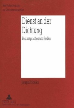 Dienst an der Dichtung - Strelka, Joseph P.