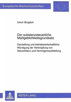 Der substanzsteuerliche Maßgeblichkeitsgrundsatz - Borgdorf, Ulrich;Universität Münster