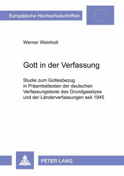Gott in der Verfassung - Weinholt, Werner