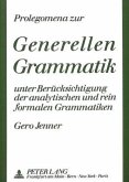 Prolegomena zur Generellen Grammatik