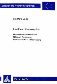 Cover Goethes Bibelrezeption