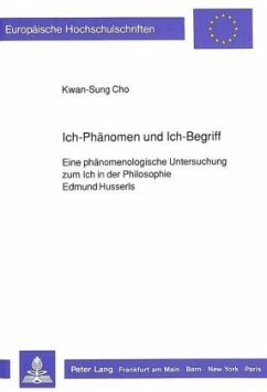 Ich-Phänomen und Ich-Begriff - Kwan-Sung Cho