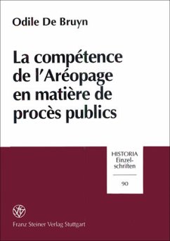 La compétence de l'Aréopage en matière de procès publics