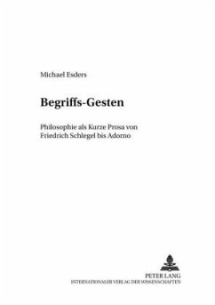 Begriffs-Gesten - Esders, Michael