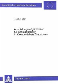 Ausbildungsmöglichkeiten für Schulabgänger in Kleinbetrieben Zimbabwes - Idler, Horst