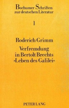 Verfremdung in Bertolt Brechts 