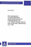 Die theologische und philosophische Auseinandersetzung im Protestantismus mit J.G. Fichtes Schrift- "Versuch einer Kriti