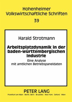 Cover Arbeitsplatzdynamik in der baden-württembergischen Industrie