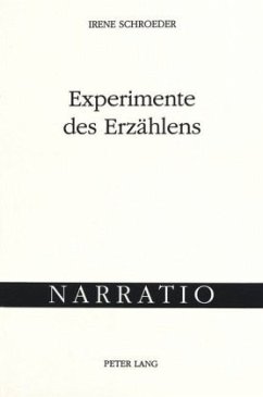 Cover Experimente des Erzählens