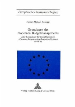 Grundlagen des modernen Budgetmanagements - Rösinger, Herbert-Michael