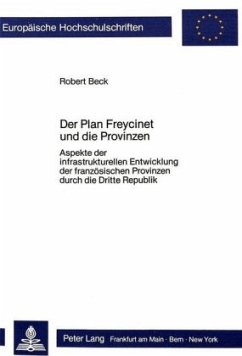 Cover Der Plan Freycinet und die Provinzen