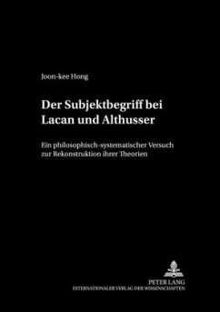 Cover Der Subjektbegriff bei Lacan und Althusser