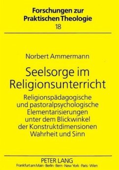 Seelsorge im Religionsunterricht - Ammermann, Norbert