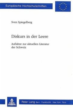 Diskurs in der Leere - Sven Spiegelberg