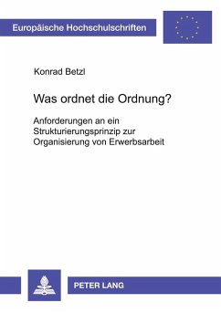 Cover Was ordnet die Ordnung?