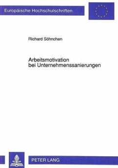 Arbeitsmotivation bei Unternehmenssanierungen - Söhnchen, Richard