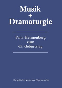 Musik & Dramaturgie Cover Musik & Dramaturgie