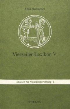 Vierzeiler-Lexikon V - Holzapfel, Otto