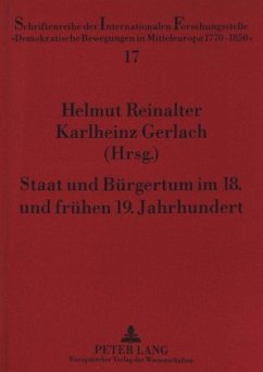 Cover Staat und Bürgertum im 18. und frühen 19. Jahrhundert