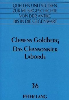 Cover Das Chansonnier Laborde