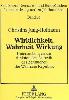 Wirklichkeit, Wahrheit, Wirkung - Jung-Hofmann, Christina