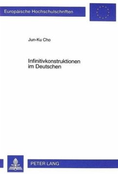 Cover Infinitivkonstruktionen im Deutschen