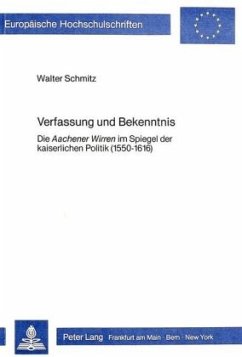 Verfassung und Bekenntnis - Schmitz, Walter