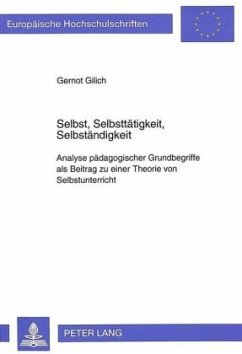 Cover Selbst, Selbsttätigkeit, Selbständigkeit