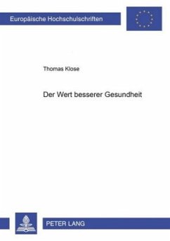 Der Wert besserer Gesundheit - Klose, Thomas